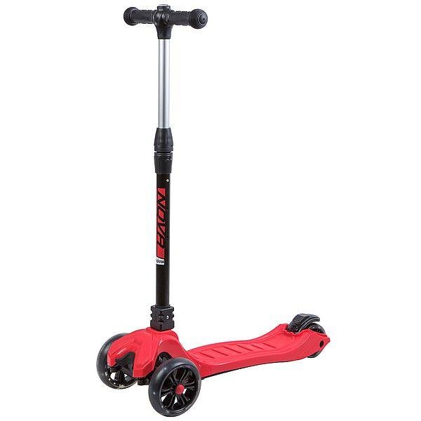 Самокат - кикборд Novatrack (Новатрак) RainBow, розовый