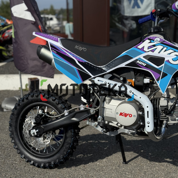 Питбайк KAYO (Кайо) MINI К125EM 14/12 (механ. сцепл., эл. стартер 2024г.) | Мототека