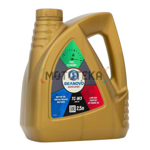 Масло моторное Seanovo (Сеаново) для двухтактных моторов марки NMMA TC-W3 (2.5л)